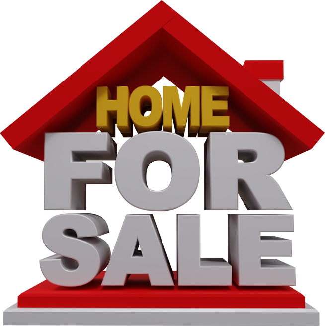 3D Home For Sale Illustration